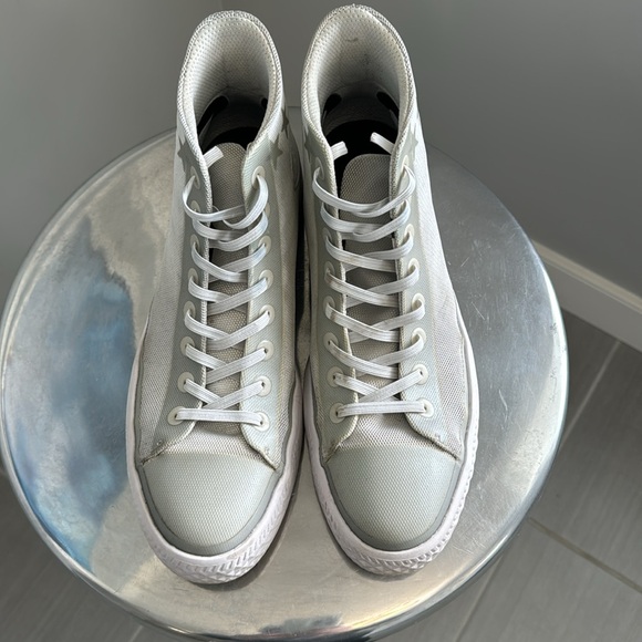 Converse Men’s Reflective Hightop Sneakers. - Picture 2 of 5